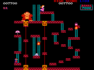 Donkey Kong Gameplay