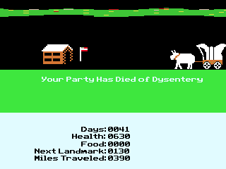 Oregon Trail Gameplay