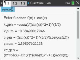 Curvature of a Function Program