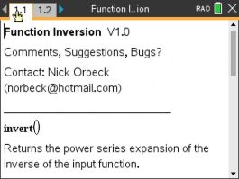 Inverse Function Finder