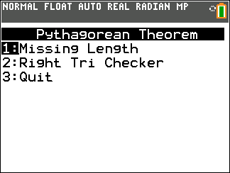 Pythagorean Theorem