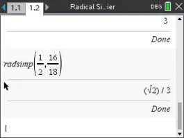 Radical Simplifier Program